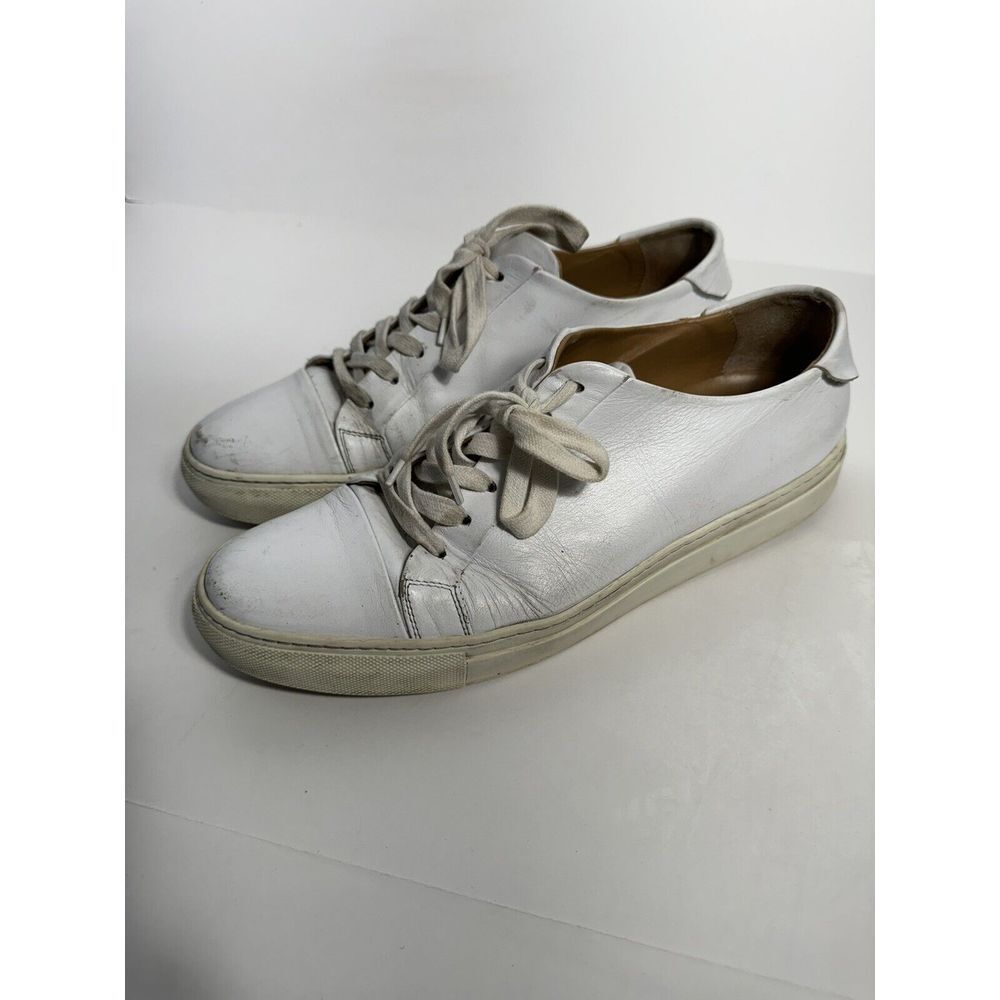 Collegium Men's Size 44/US‎ 11-11.5 White Sneakers